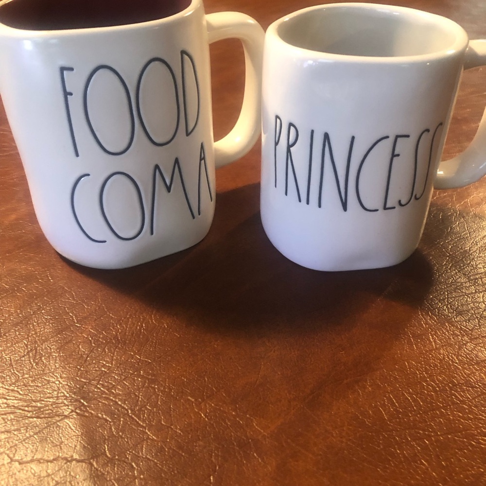 White 'Food Coma' Ceramic Coffee Mug - Home Dining